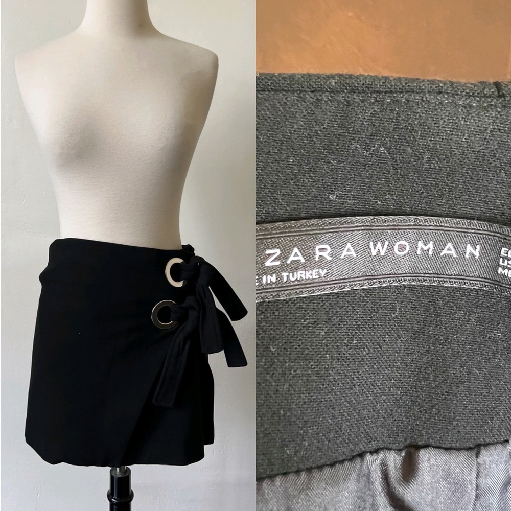 Zara Black Mini Skirt